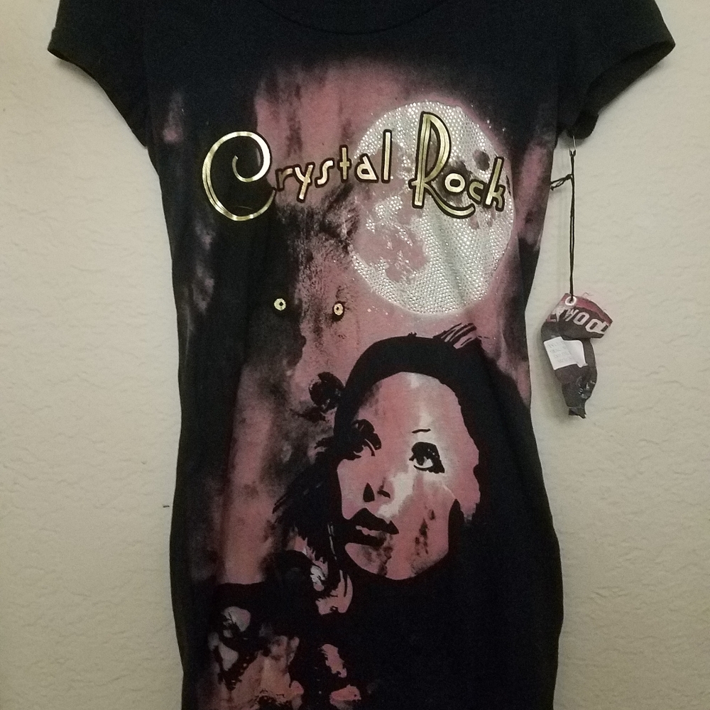Crystal Rock Christian Audigier t-shirt